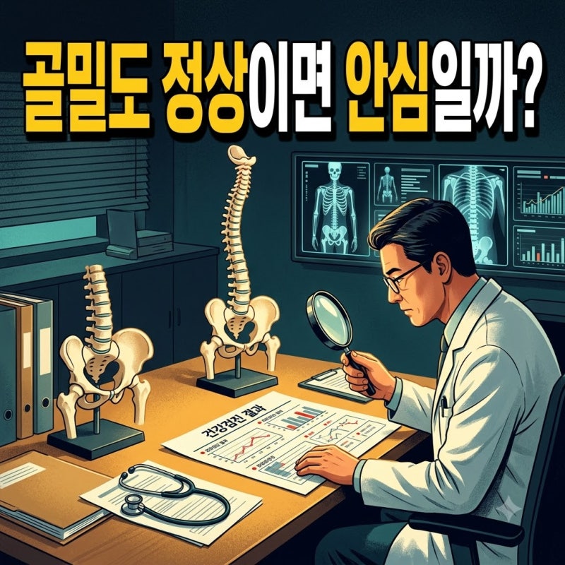 "골밀도 정상인데 왜?" 건강검진 피검사로 뼈 건강 위험 신호 찾는 법