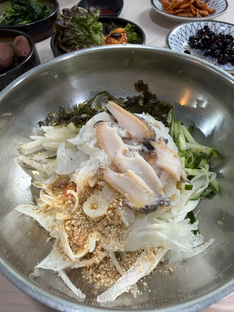 포항맛집) 전통 고추장 물회 [동해참가자미회]