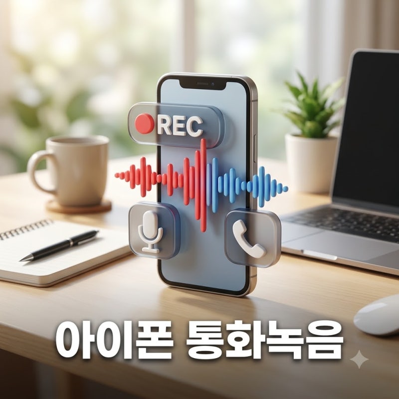 아이폰 통화녹음 방법, 고지, 듣기, 저장
