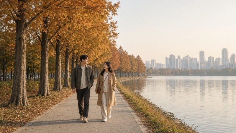 10월 고양 데이트, 호수공원만 돌기엔 아쉽다면 | 정발산·라페스타 핫플