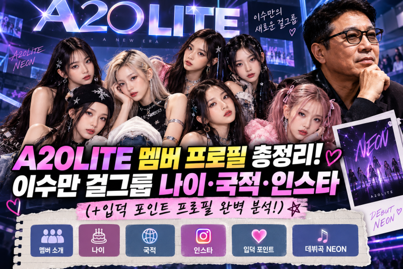 A20LITE 멤버 프로필 총정리! 이수만 걸그룹 나이·국적·인스타 (+입덕 포인트 프로필 완벽 분....