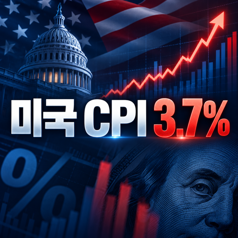 미국 CPI 3.7%로 급등, 나스닥 1.88% 하락…금리 다시 오를까?