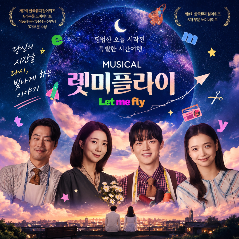 뮤지컬 렛미플라이 후기 | 이희준 김지현 윤재호 나하나 캐스팅, 두산아트센터 연강홀