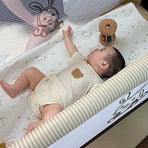 [휴대용 아기침대 추천] 몽키버니 아기 침대 내돈내산 리뷰| N개월 아기랑 여행가면 꼭 필요....