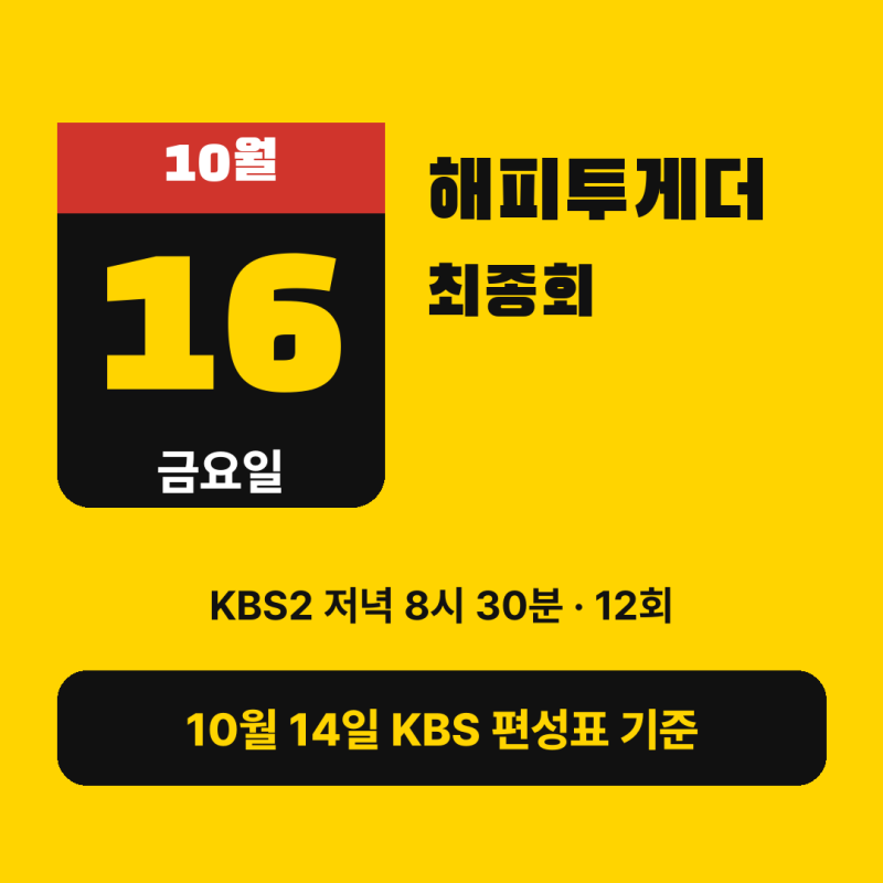해피투게더 최종회 16일 저녁 8시 30분, 한강 결선 남은 6팀