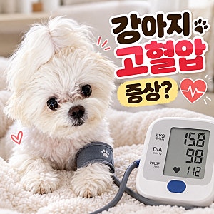 강아지 고혈압 증상 5가지, 정상 혈압 수치와 위험 신호는?