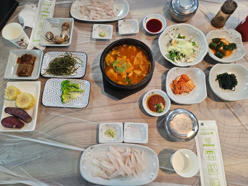 울산 참가자미회맛집 달동 삼산맛집 정자참가자미 솔직후기