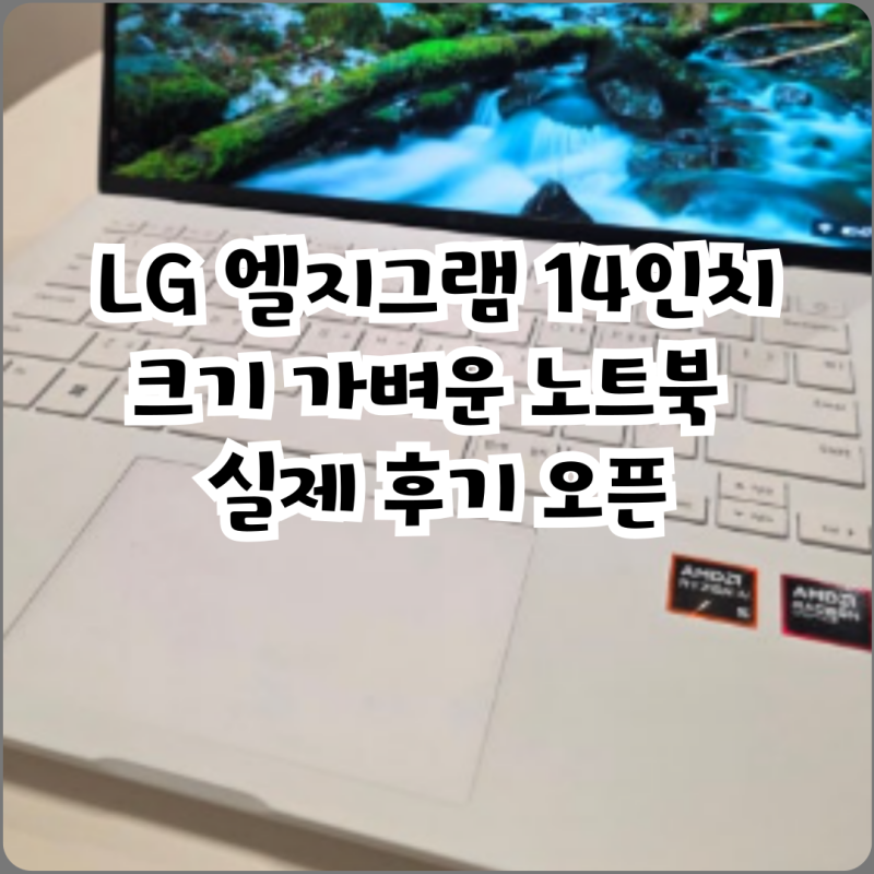 LG 엘지그램 14인치 크기 가벼운 노트북 실제 후기 오픈