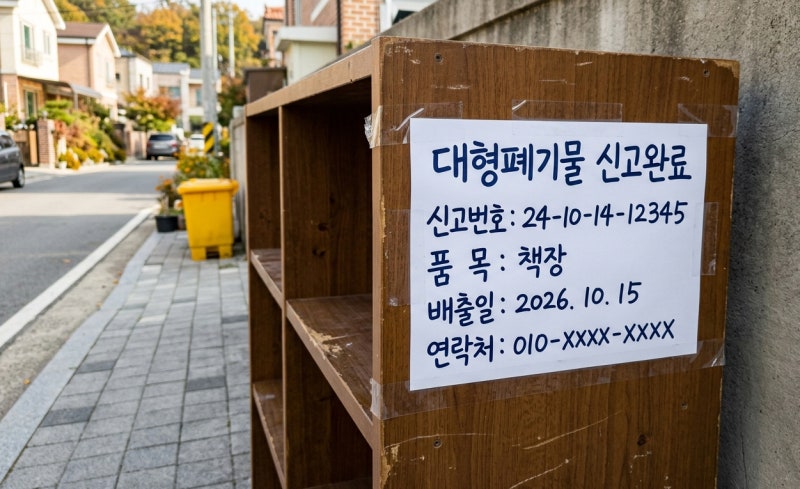 부산 무료 가구 가전 대형폐기물 인터넷 신고방법