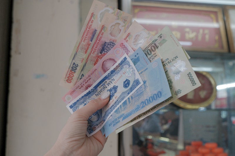 베트남 다낭 여행 한시장 환전소 5만원 달러 환전 ATM 수수료 무료