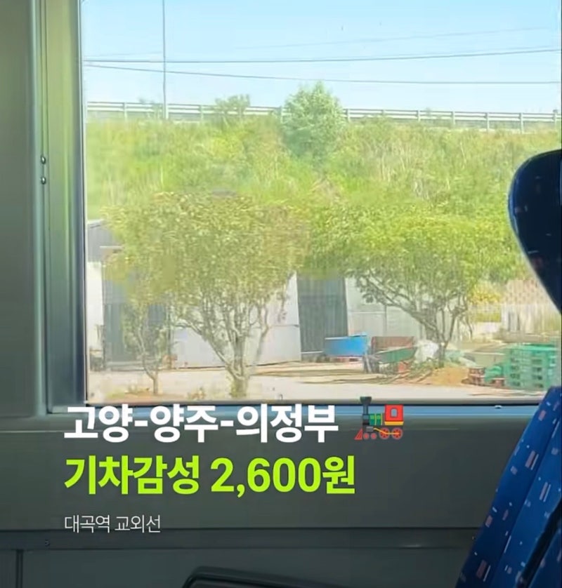 교외선 기차여행｜대곡에서 의정부까지,하루왕복 4천 원으로 떠나는 서울 근교 나들이 실시....