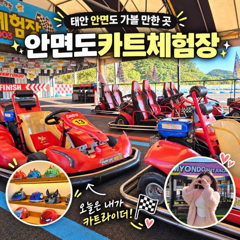 태안 안면도 가볼 만한 곳, 아이와 여행코스 안면도카트체험장 다녀온 후기 탑승 조건 예약 ....