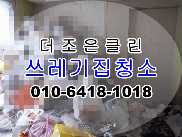 부산 강서구 명지 쓰레기집 청소, 특수 청소 전문 업체의 확실한 해결책!(경남 양산, 김해 더....