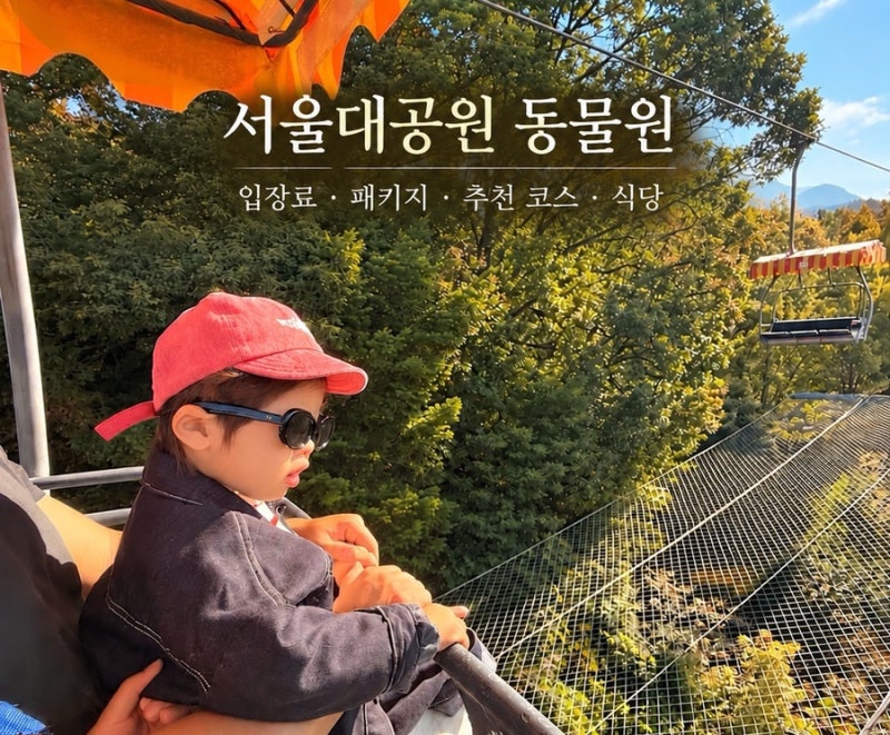 과천 서울대공원 동물원 입장료 패키지 이용권｜아이와 코끼리열차 스카이리프트 정상 코스....