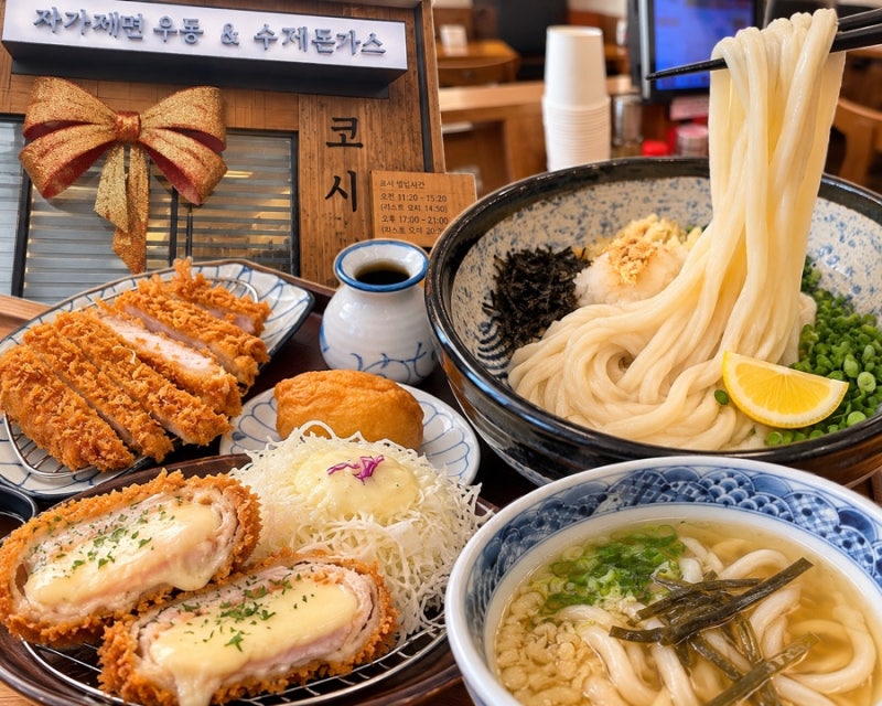 사당 이수역 점심 맛집｜자가제면 우동이 진짜 맛있는 코시, 수제돈가스 후기