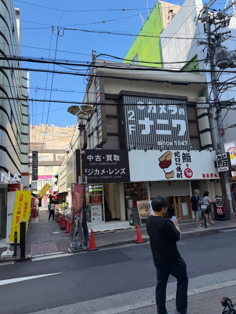 오사카 카메라의 나니와 신사이바시 본점 방문기 — 라이카 M3 21만 엔 구경하고 우츠룬데스....