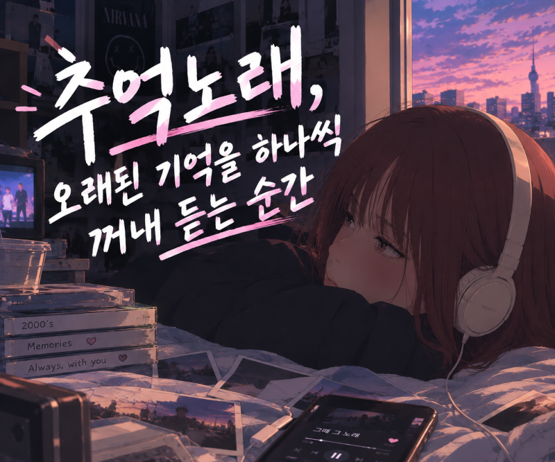 추억노래, 오래된 기억을 하나씩 꺼내 듣는 순간