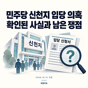민주당 신천지 입당 의혹, 집단 가입 조사 결과와 경선 개입 쟁점