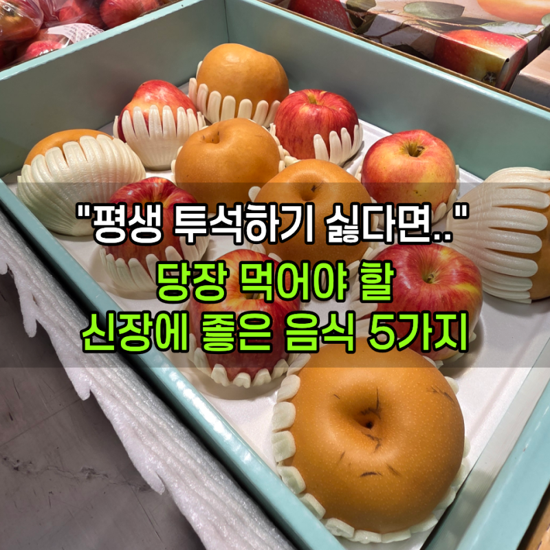 "바나나보다 이 과일?" 평생 투석하기 싫다면 당장 먹어야 할 신장에 좋은 음식 5가지