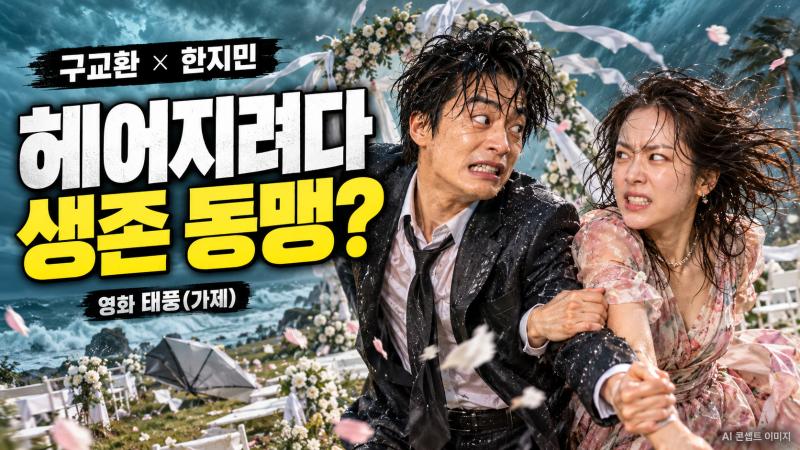 구교환·한지민, 헤어지려던 부부가 왜 함께 탈출할까? ‘태풍’ 가제