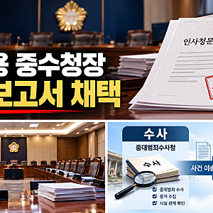 김지용 중수청장 후보자 인사청문보고서 채택! 임명 확정일까? 중수청 역할과 청문회 논란까....