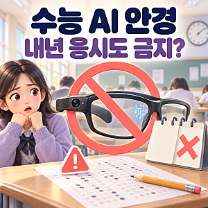 “수능 AI 안경 착용만 해도 시험 무효?” 내년 수능까지 못 보는 이유