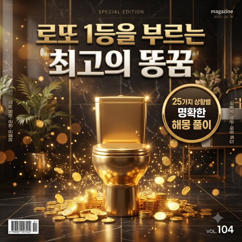 로또 1등 당첨자들의 가장 확실한 신호, 똥꿈 25가지 상황별 해몽 풀이