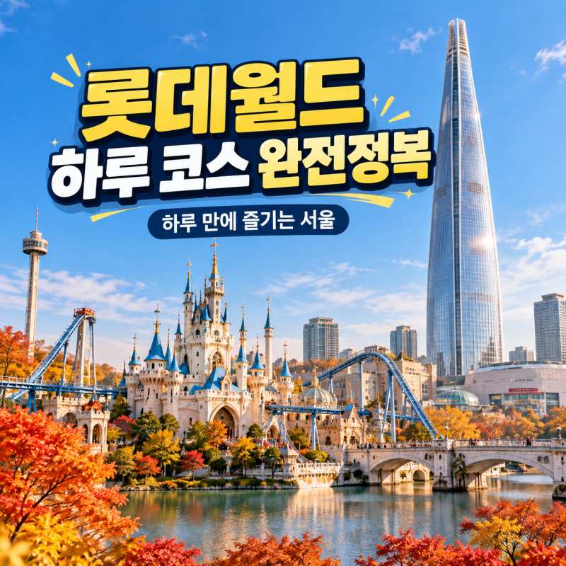 초고층 전망대부터 테마파크까지 하루에 즐기는 서울 잠실 롯데월드 코스