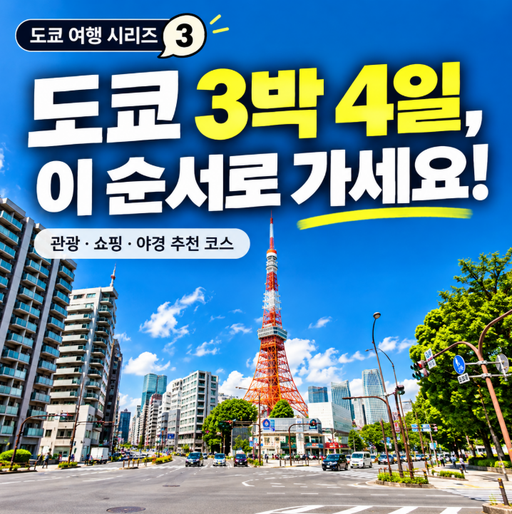 도쿄 여행 시리즈 ③｜도쿄 3박 4일 여행, 유명한 곳만 넣으면 실패하는 이유