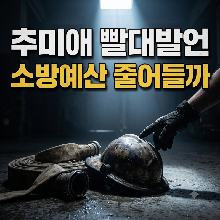 <b>추미애</b> 소방 예산 빨대 <b>발언</b>, <b>추미애</b> 소방관 반발과 소방노조