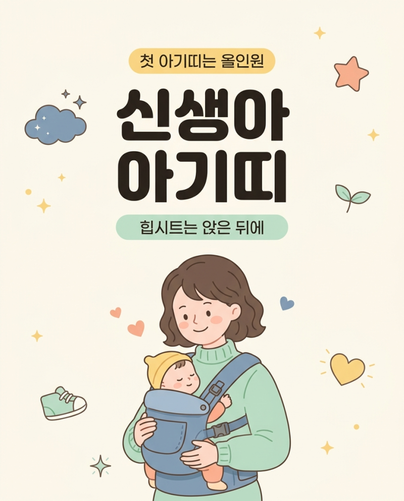 신생아 아기띠 고르는 법, 올인원과 힙시트 쓰는 시기, 소비자원 안전수칙까지 (맘카페 단골 ....