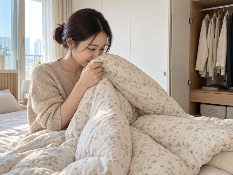 가을 이불 꺼냈는데 퀴퀴한 냄새, 바로 덮어도 될까? 보관한 이불 냄새 관리법