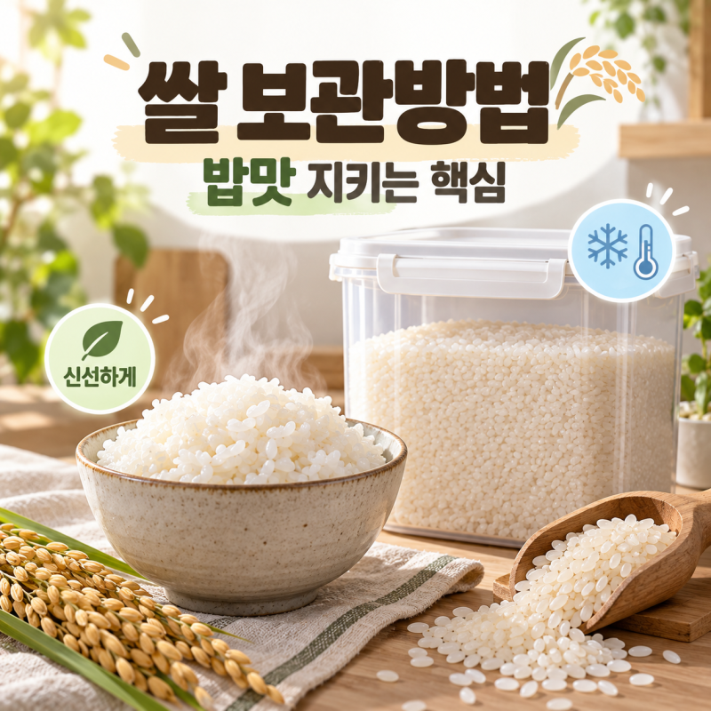 쌀 보관방법 몰랐다면 손해, 베란다에 두면 안 되는 이유