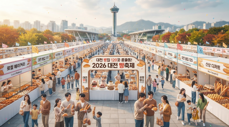 2026 대전 <b>빵축제</b> 이번 주말 열린다  성심당 포함 120곳 총출동…일정....
