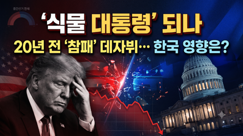 트럼프, 2026년 미국 중간선거 참패 위기?