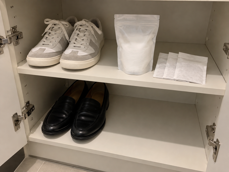 신발장 냄새 제거 베이킹소다 다시팩 3개로 퀴퀴한 현관 악취 잡은 법