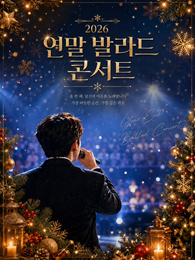 2026 연말 발라드 콘서트 총정리‼️ 정승환·거미·이승철·임한별 공연 일정과 티켓 가격