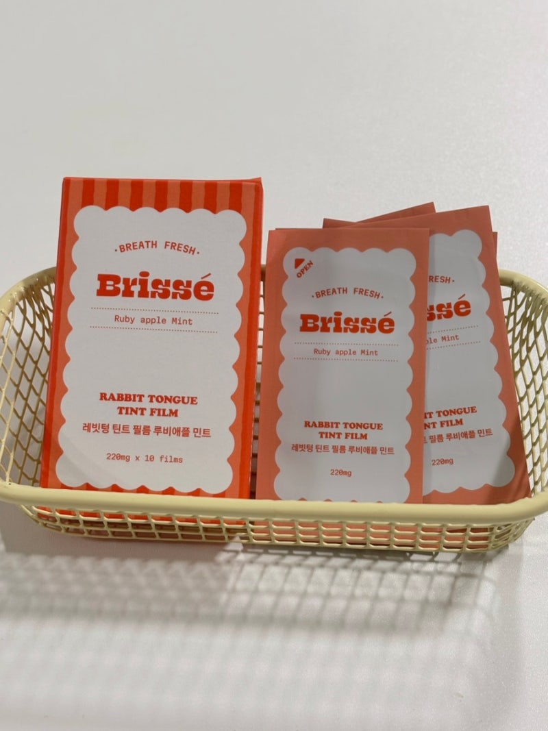 혀틴트필름 브리쎄 레빗텅 루비애플민트 추천 이유 가성비 입냄새 제거템