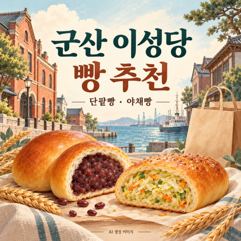 군산 이성당 빵 추천｜처음이라면 단팥빵·야채빵