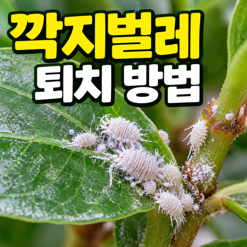 깍지벌레 퇴치 방법 원인과 증상, 식물 해충 제거하는 법