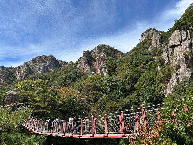 [전북 완주] 대둔산 케이블카, 금강구름다리, 대둔산 삼선계단