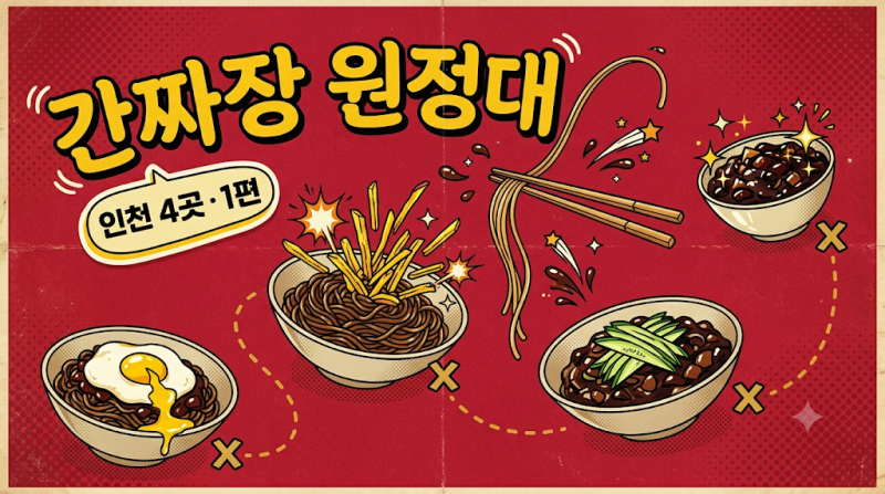 인천 간짜장 맛집 4곳ㅣ이 맛 모르면 손해! 1편