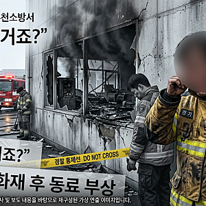 [사건사고] '“살아있는 거죠?”… 부천 공장 화재 진압 후 동료 부상에 눈물 터뜨린 소방관....