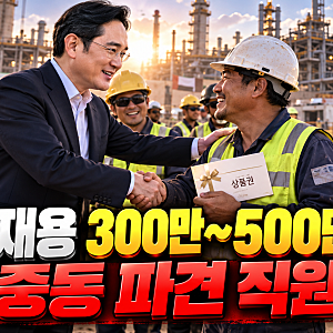 이재용, 중동 파견 직원 730명에 최대 500만원 선물…가족에게도 300만원 지급