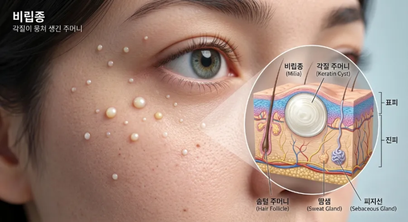 얼굴 비립종 전염 여부와 원인, 제거 전 꼭 알아야 할 점