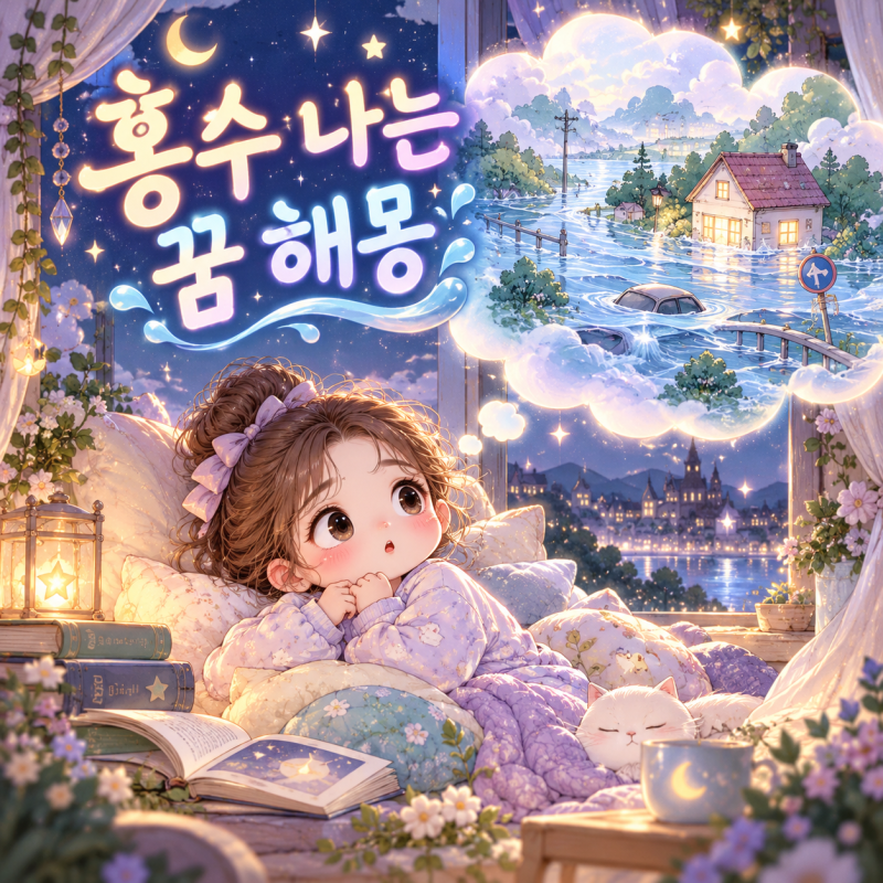 홍수 나는 꿈 해몽 상황별 의미와 길흉 총정리