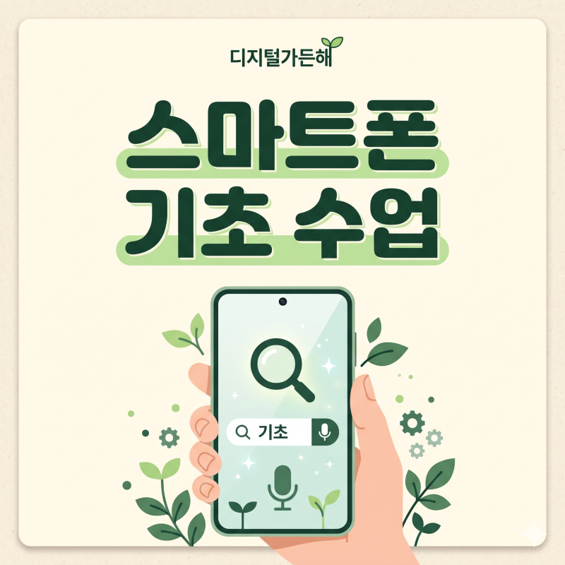 공주 탄천면 평생학습센터 스마트폰 기초 첫 수업 현장