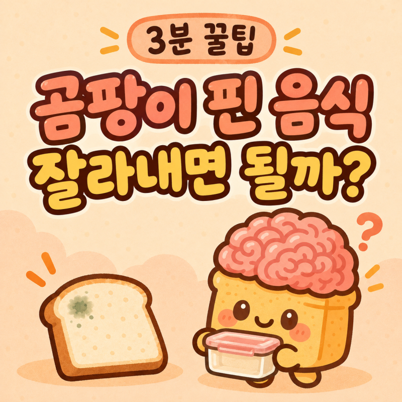 뭐래? 곰팡이 핀 음식은 그 부분만 잘라내면 될까?
