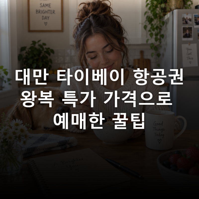 대만 타이베이 항공권 왕복 특가 가격으로 예매한 꿀팁