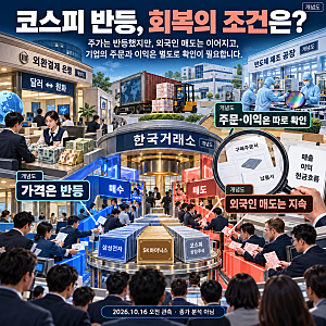 코스피 3% 반등, 외국인 매도는 끝났을까? 급락 다음 날 확인할 것